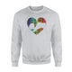Distressed Wooden Heart Horse Lover Colorful Sweatshirt