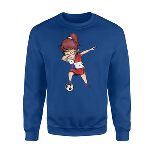 Dabbing Soccer Girl Panama Jersey - Panama Football Sweatshirt