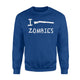 I Shoot Zombies Halloween Sweatshirt