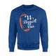 Cute Red Football Lovely Funny #11's Biggest Fan Sweatshirt
