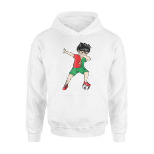 Dabbing Soccer Boy Portugal Football Portuguese Gift Hoodie