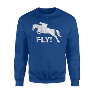 Fly Horse Man Jockey Gifts Sweatshirt