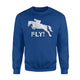 Fly Horse Man Jockey Gifts Sweatshirt