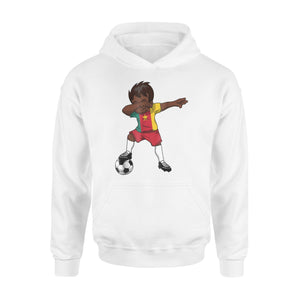 Cameroon Cameroonian Dabbing Soccer Boy Football Flag Hoodie