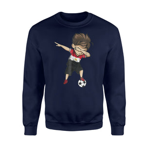 Dabbing Soccer Boy Egypt Jersey - Egyptian Football Sweatshirt