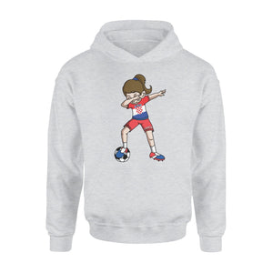 Dabbing Soccer For Girls Croatia Football Hoodie