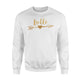Gold Arrow Heart Lolli Funny Gift For Grandma Sweatshirt