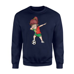 Dabbing Soccer Portugal Jersey - Portuguese Football Sweatshirt