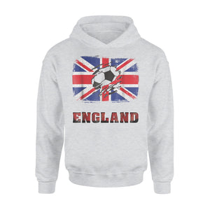 England Flag World Soccer Football Fan Hoodie