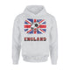 England Flag World Soccer Football Fan Hoodie