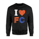 I Love Cincinnati Soccer FC Fleece Sweatshirt
