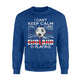I Can't Keep Calm England Play-Vintage Retro Soccer Jersey  Fleece Sweatshirt