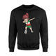 Dabbing Soccer Girl Iran Jersey - Iranian Football  Sweatshirt