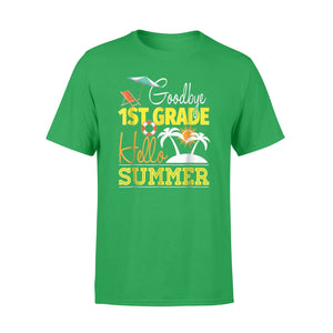 Goodbye First Grade Hello Summer Vacation Graduate T-Shirt