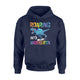 Kids Roaring Into Kindergarten Dinosaur T-Rex  Grade  Hoodie