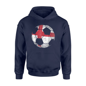 England Soccer Ball Flag Jersey English Football Hoodie