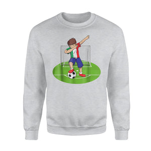 Dabbing Soccer Boy  Italy Italian Football Boys  Sweatshirt
