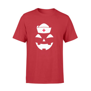 Halloween Pumpkin Nurse Funny T-shirt