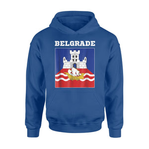 Belgrade Serbia Flag souvenir Gift Hoodie