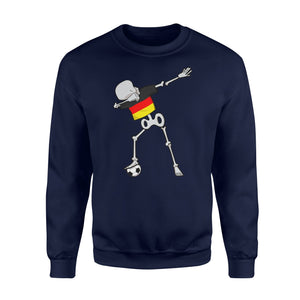 Dabbing Skeleton Germany Soccer  German Dab Dance Football Sweatshirt