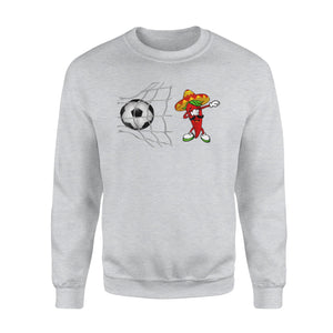 Dabbing Soccer Mexico Jersey - Mexican Football Sweatshirt