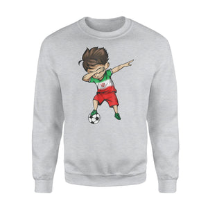 Dabbing Soccer Boy Iran Jersey  - Iranian Football Gift Sweatshirt