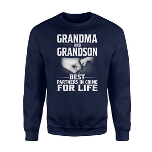 Grandma And Grandson Best Partners In Crime For Life Sweatshirt