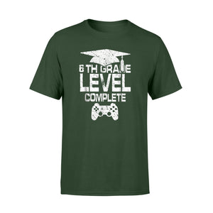Graduate 6th Grade Level Complete Video Gamer Gift T-Shirt