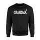 Grandma Squared Fourth Time 4 Kids Grandkids Sweatshirt