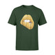 Gold Lips Sexy Kiss Black Girl Magic Queen Melanin T-Shirt
