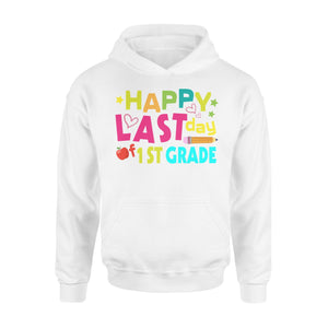 Cute Happy Last Day Of First Grade Summer Vacation Hoodie