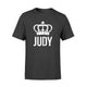 Judy Name  For Women - Queen Princess Crown Design T-Shirt