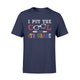 Glasses Pencil I Put The Cool In 4th Fourth Grade T-Shirt