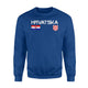 Hrvatska  Croatian Flag Croatia Soccer Jersey Style  Fleece Sweatshirt