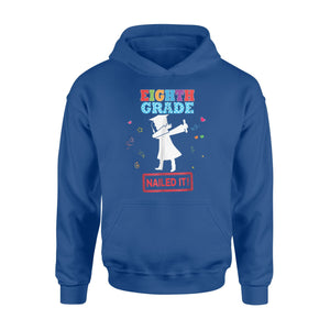 8th Eighth Grade Graduate Nailed It Dabbing Hoodie