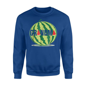 Grandma Watermelon Summer Tropical Fruit Sweatshirt