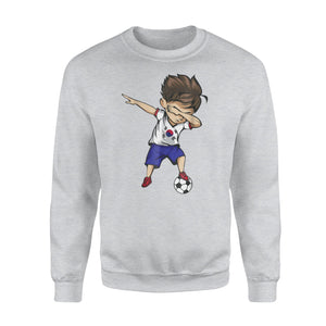 Dabbing Soccer Boy South Korea Jersey Korean Football Sweatshirt