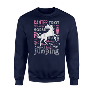 Horse Girl Equestrian Horseback Riding Gift Women Sweatshirt