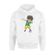 Dabbing Soccer Boy Brazil Jersey Brazilian Football Hoodie