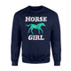 Horse Girl Cure Horse Riding Gift Women Kids Sweatshirt