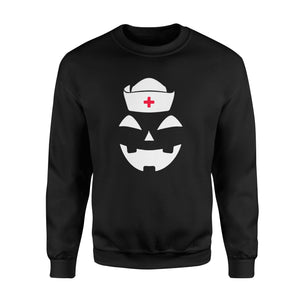 Halloween Pumpkin Nurse Funny Sweatshirt
