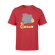 Ivorian Queen Cote Ivoire Map Dark Hair T-Shirt
