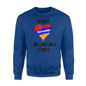 Best Armenian Grandma Ever Armenia Heart Flag Gift Sweatshirt