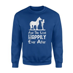 Funny Horse For Equestrian Girl With Horse Sweatshirt