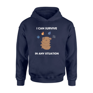 Funny Water Bear Tardigrade Survive Any Situation  Hoodie