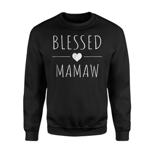 Blessed Mamaw Thanks Giving Christmas Gifts Grandma Sweatshirt