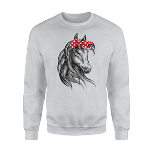 Horse Bandana For Horseback Riding Horse Lover Sweatshirt