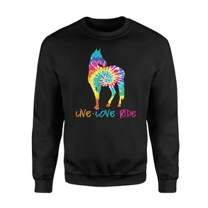 Colorful Horse Apparel, Live Love Ride Sweatshirt