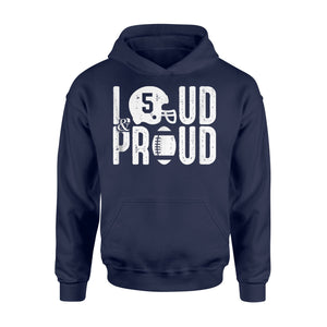 Football Player Number 5 Shirt Fan Of #5 Hoodie