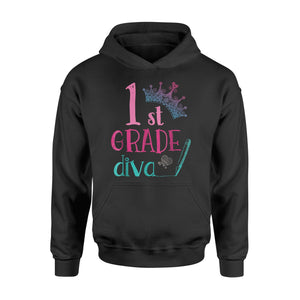 First Grade Diva 1st Queen Students Hoodie
